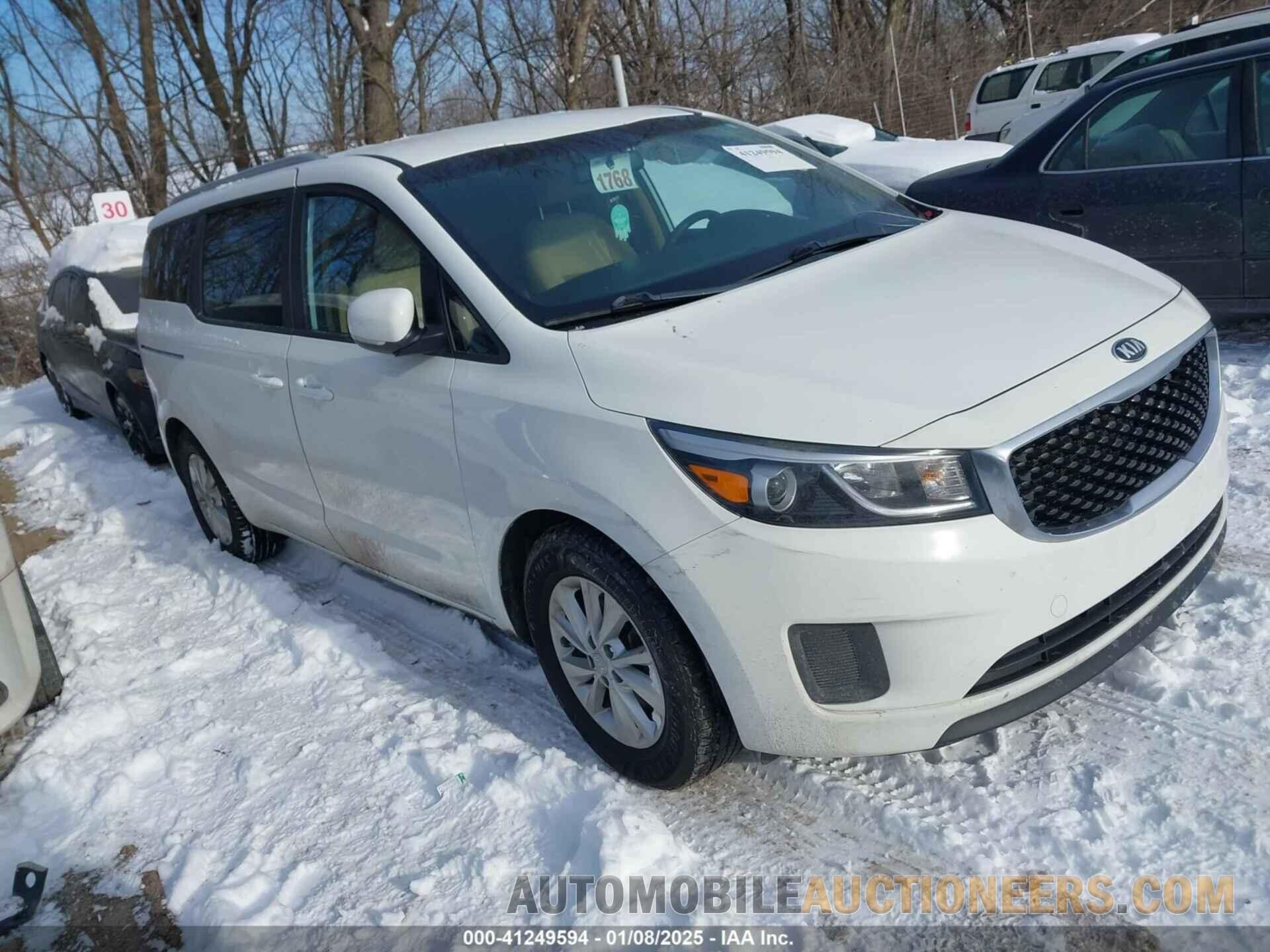 KNDMB5C19G6162424 KIA SEDONA 2016