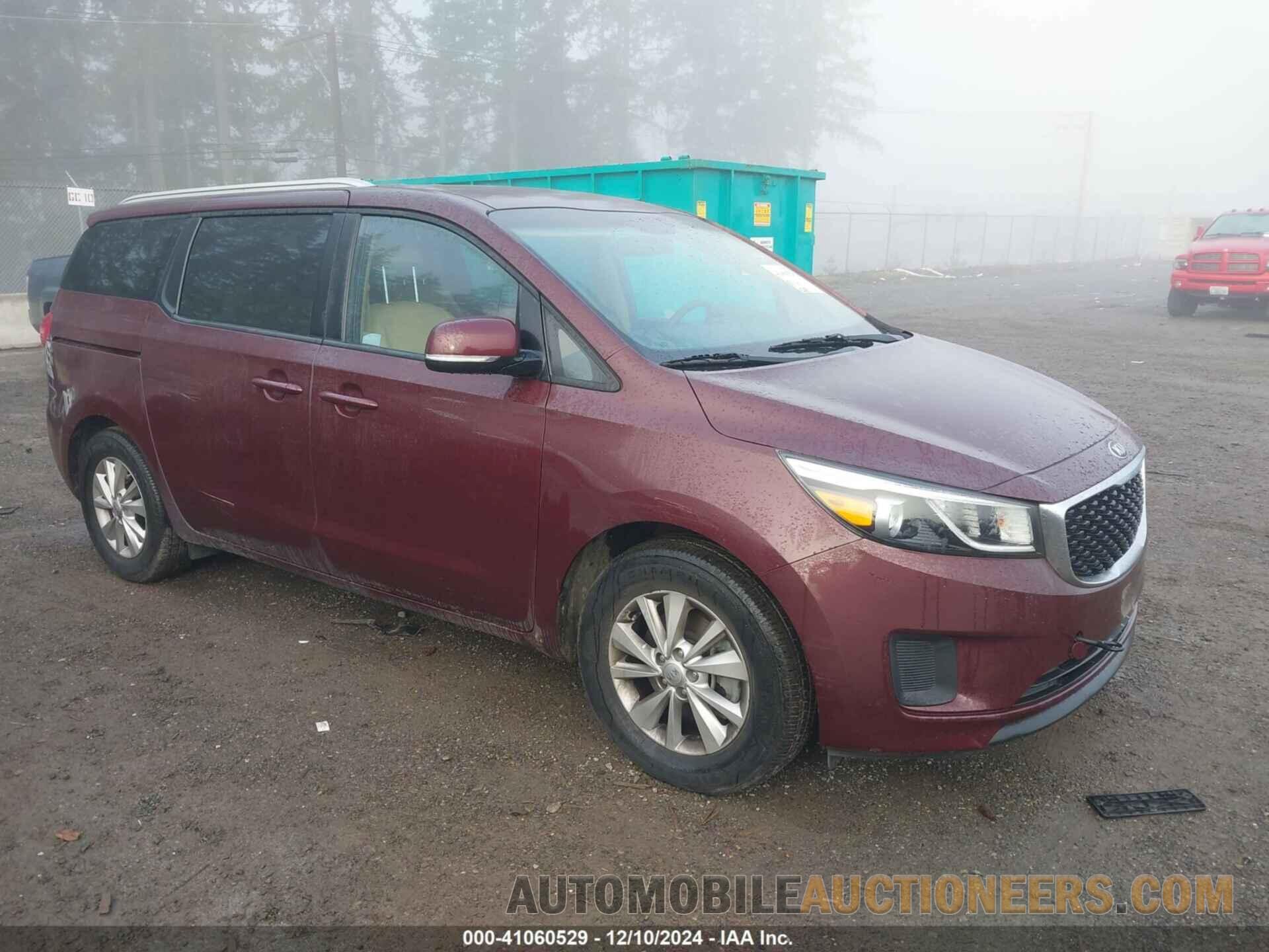 KNDMB5C19G6190644 KIA SEDONA 2016