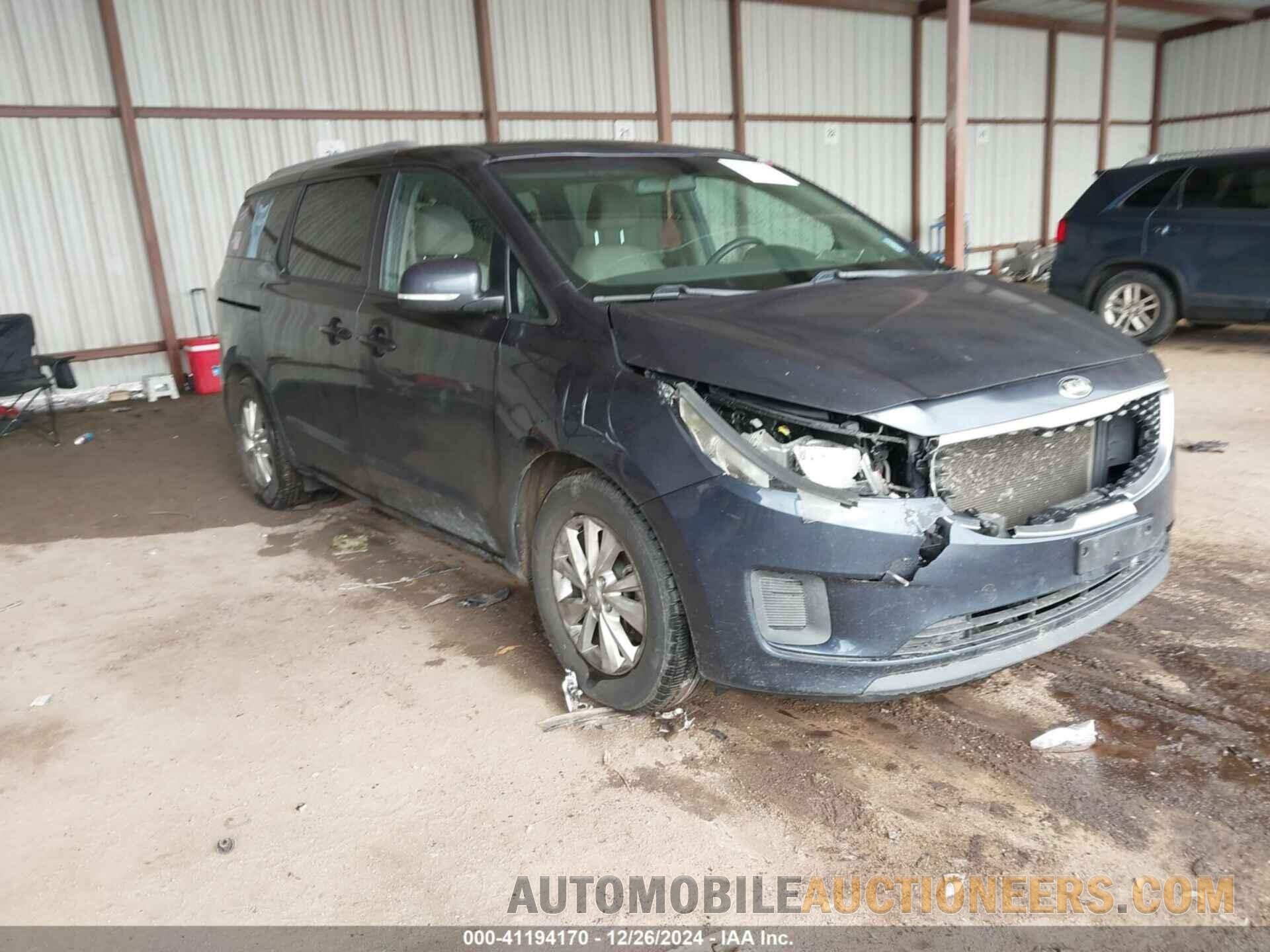 KNDMB5C1XF6072861 KIA SEDONA 2015