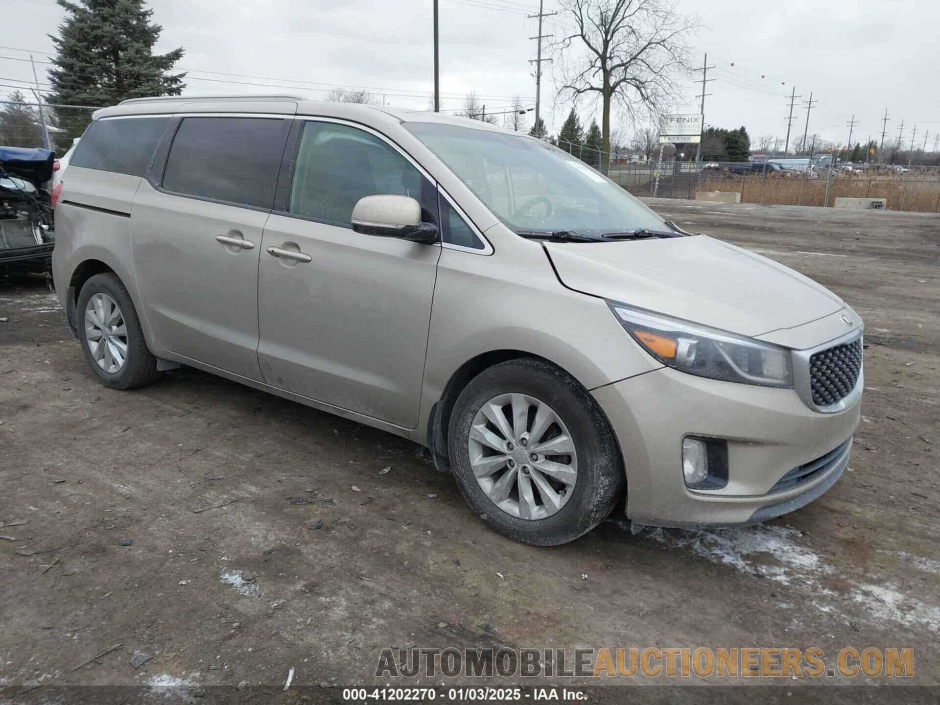 KNDMC5C15G6112844 KIA SEDONA 2016