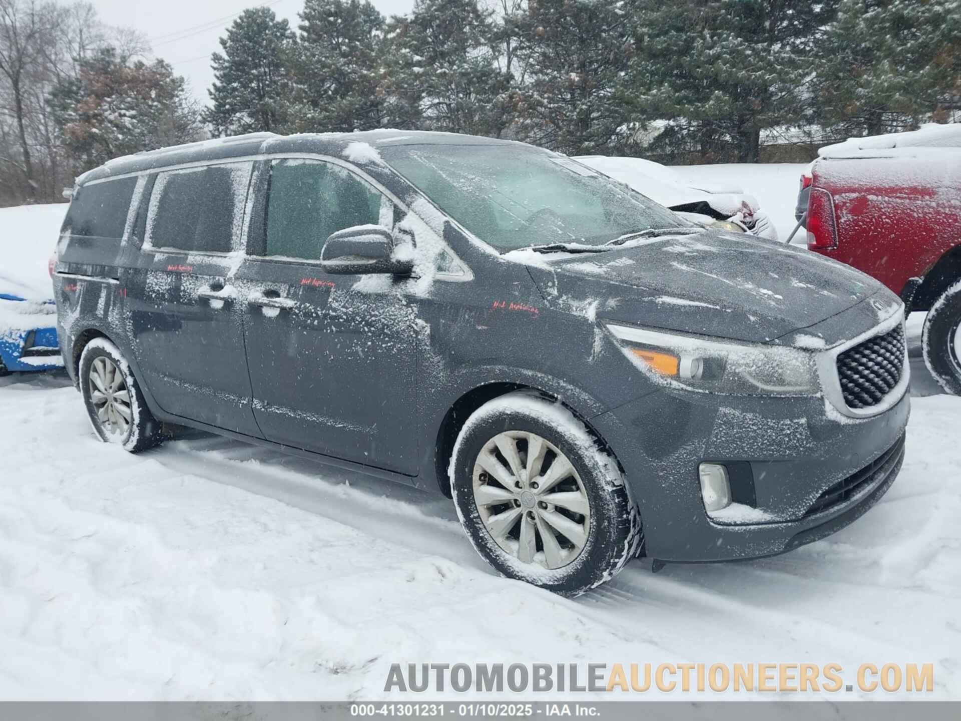 KNDMC5C1XG6162364 KIA SEDONA 2016