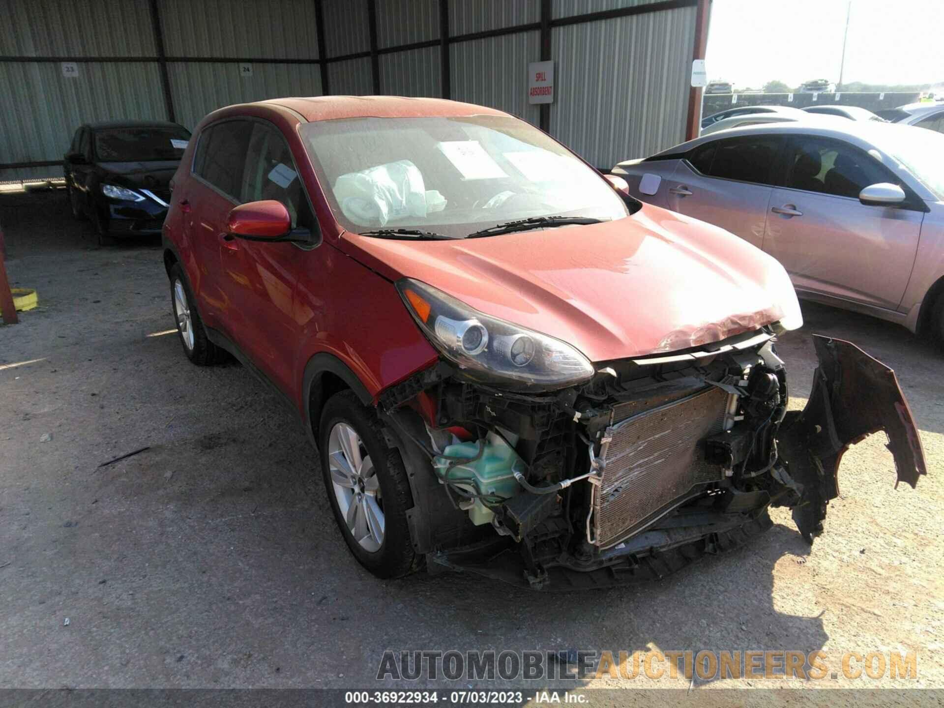 KNDPM3AC6K7490998 KIA SPORTAGE 2019