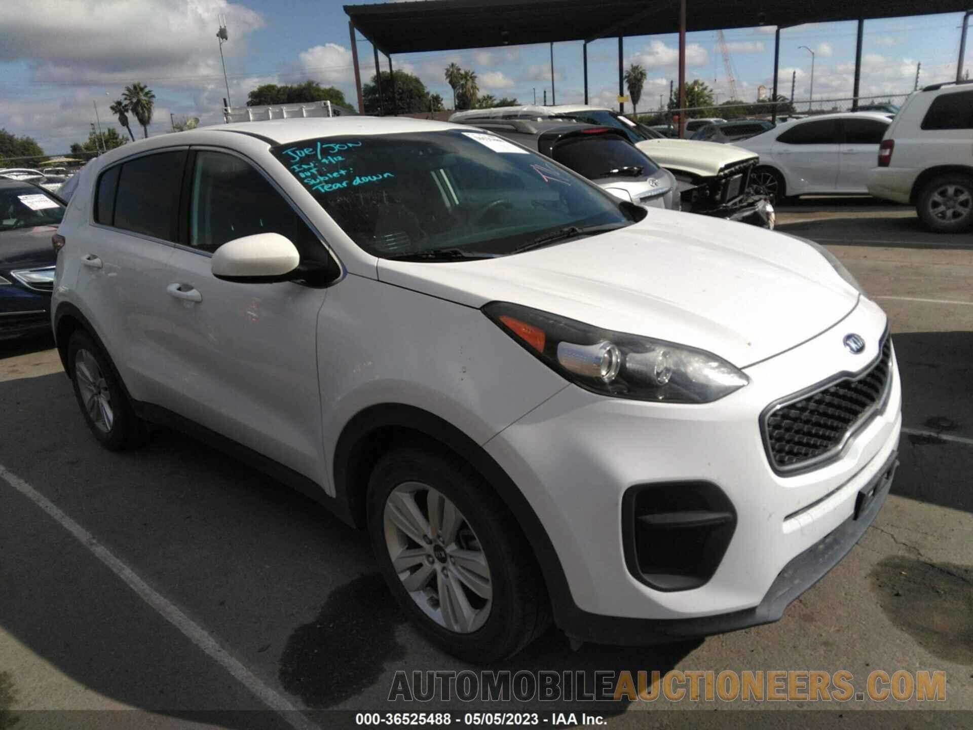 KNDPM3AC8J7335593 KIA SPORTAGE 2018