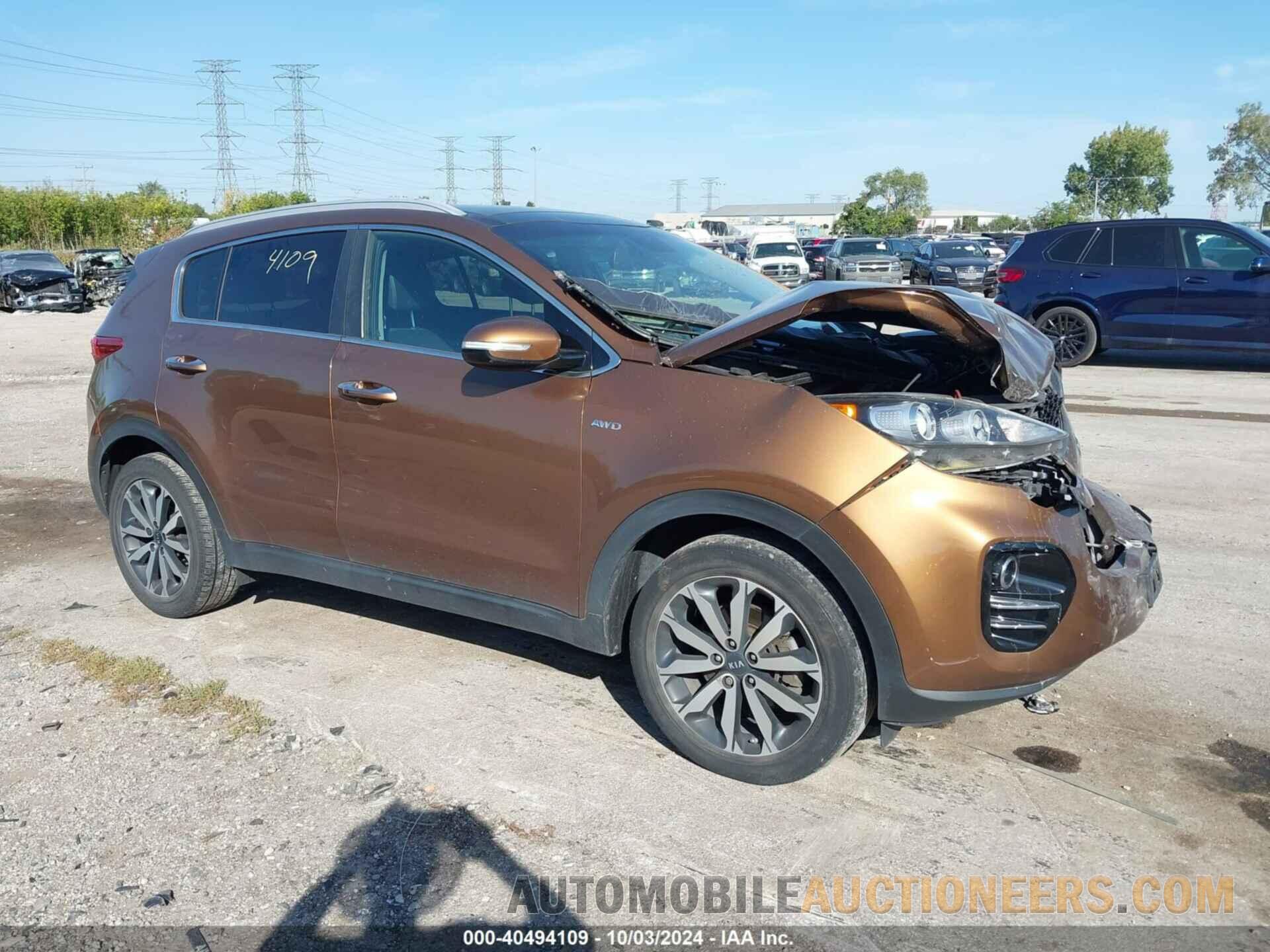 KNDPNCAC6H7296316 KIA SPORTAGE 2017