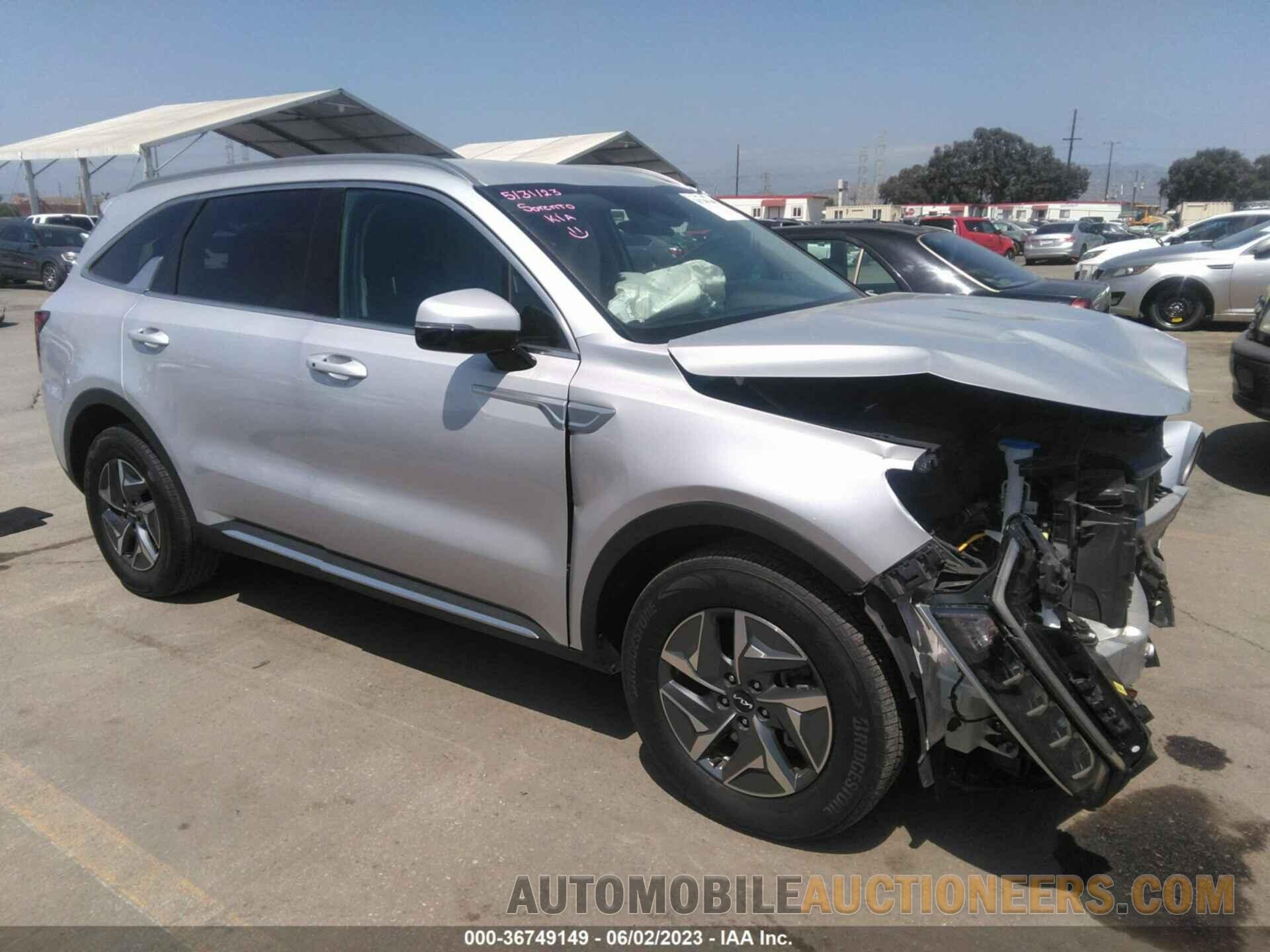 KNDRG4LG9N5109974 KIA SORENTO HYBRID 2022