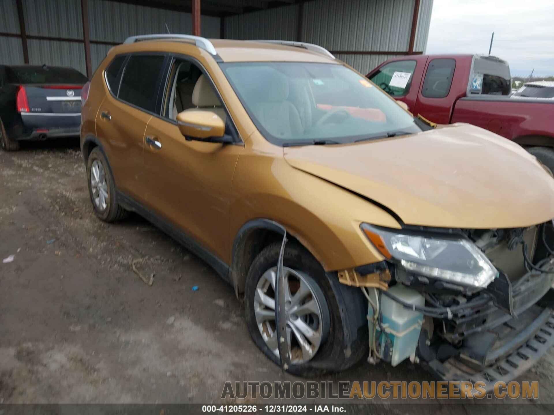 KNMAT2MT0FP505905 NISSAN ROGUE 2015