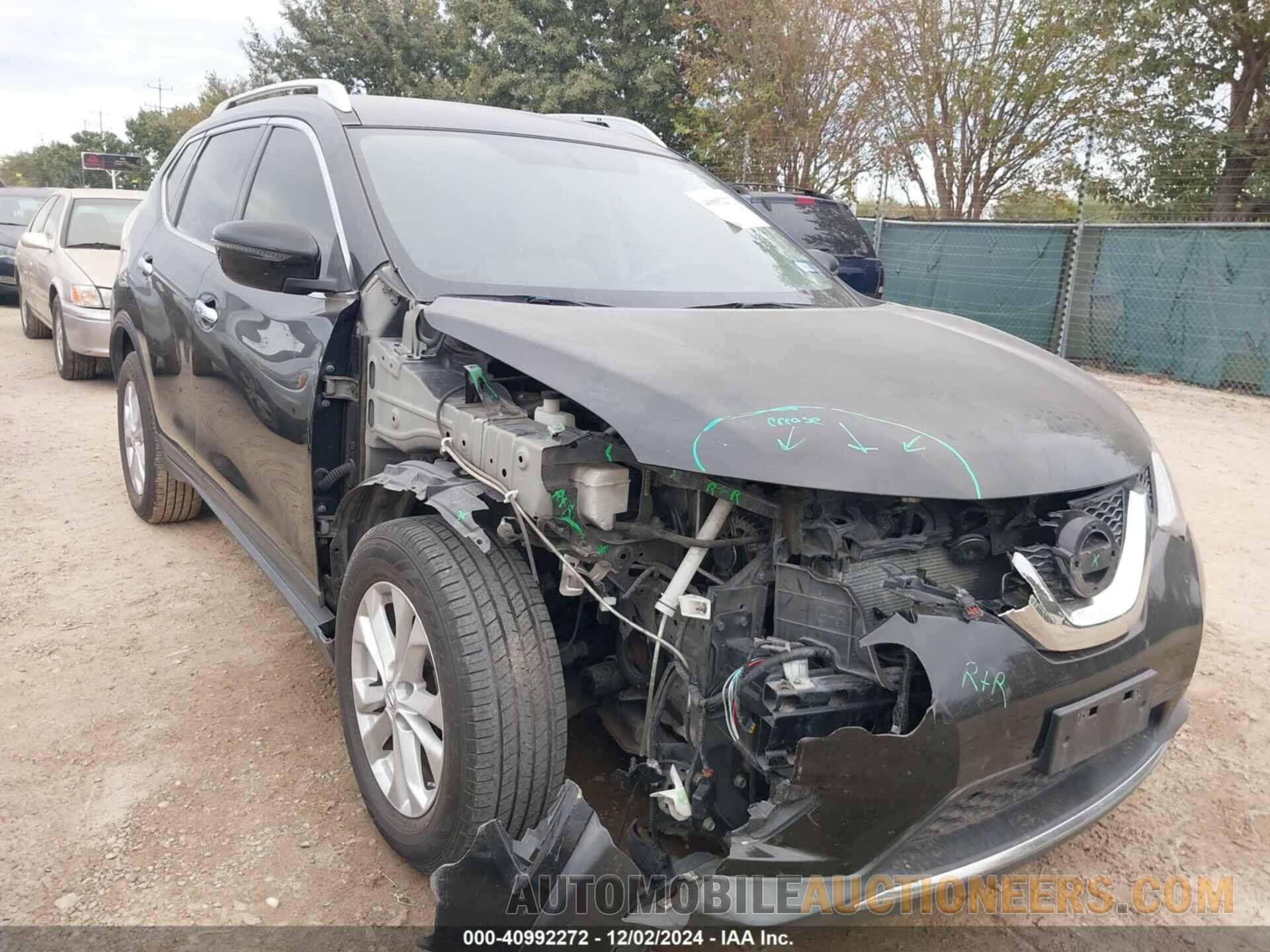 KNMAT2MT2GP616442 NISSAN ROGUE 2016