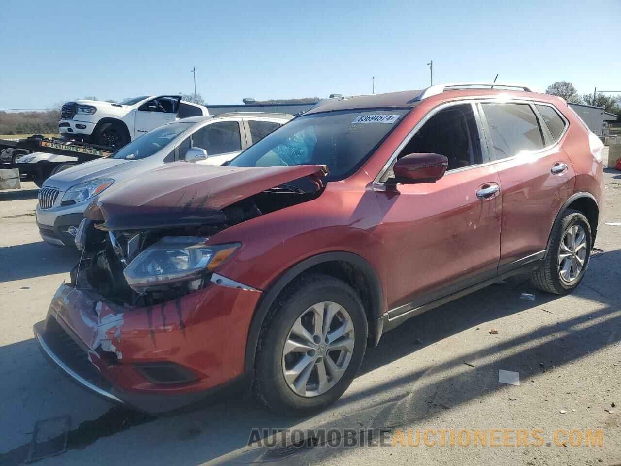 KNMAT2MT2GP640370 NISSAN ROGUE 2016