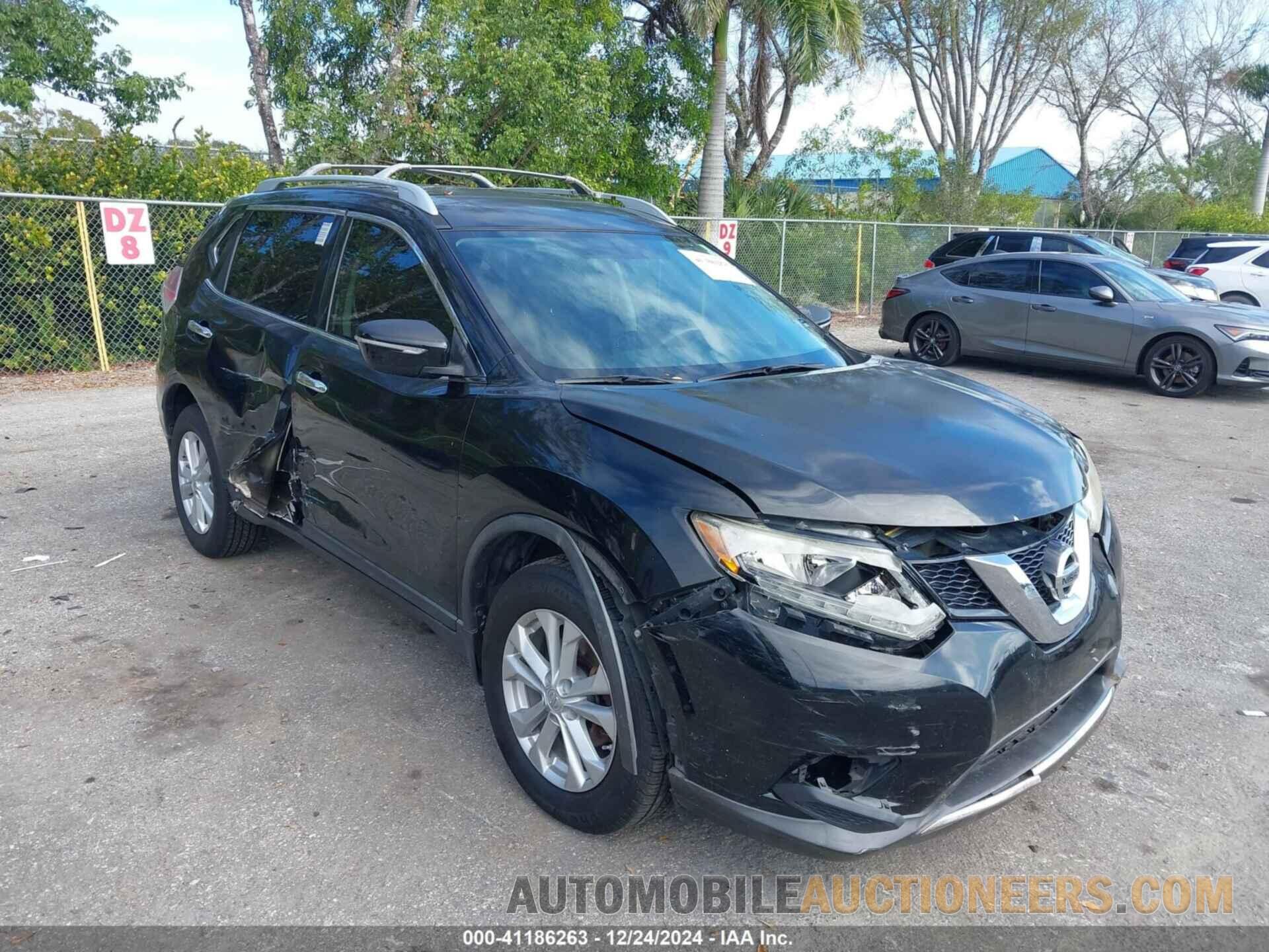 KNMAT2MT4FP501372 NISSAN ROGUE 2015