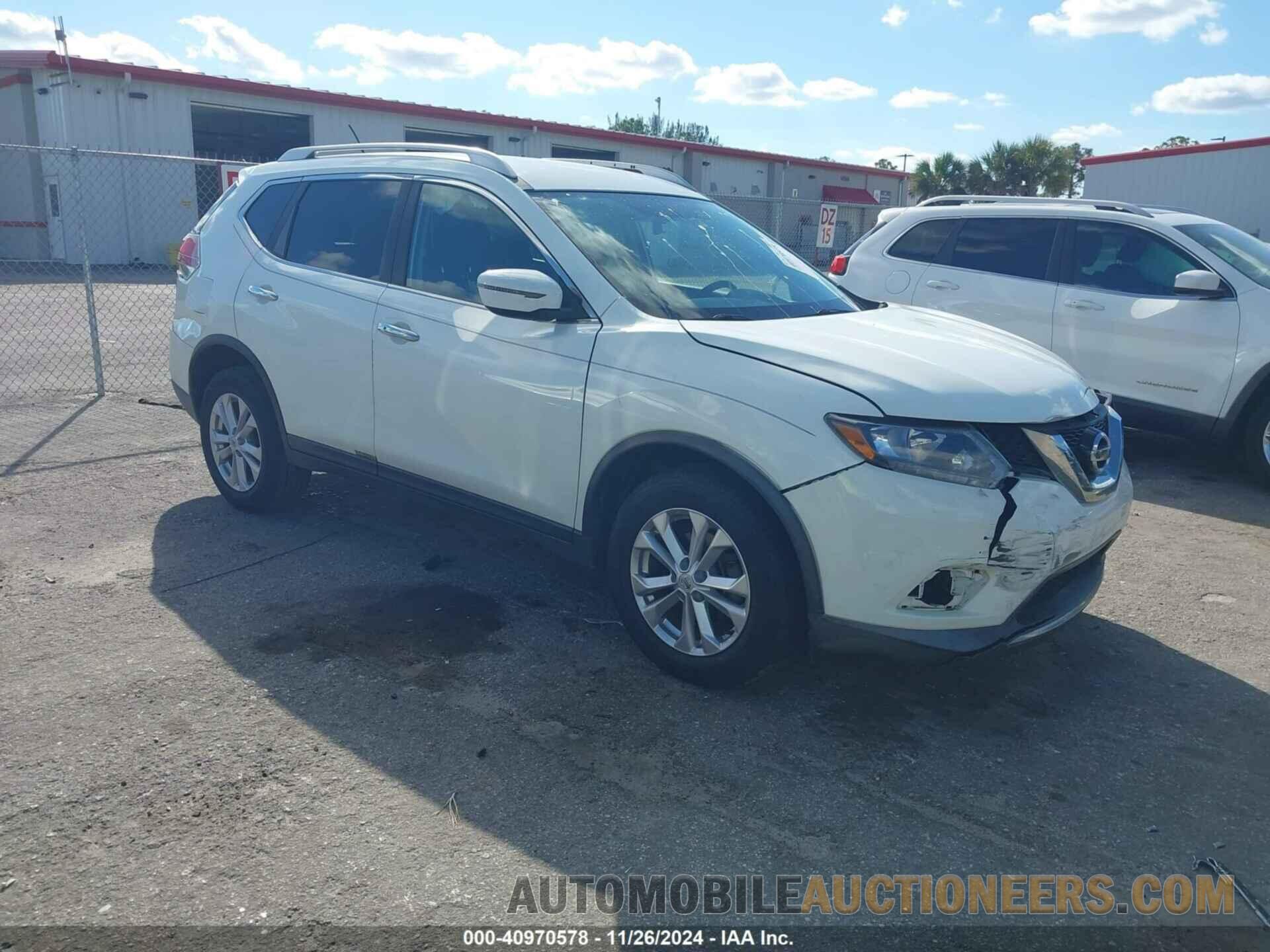 KNMAT2MTXGP685105 NISSAN ROGUE 2016