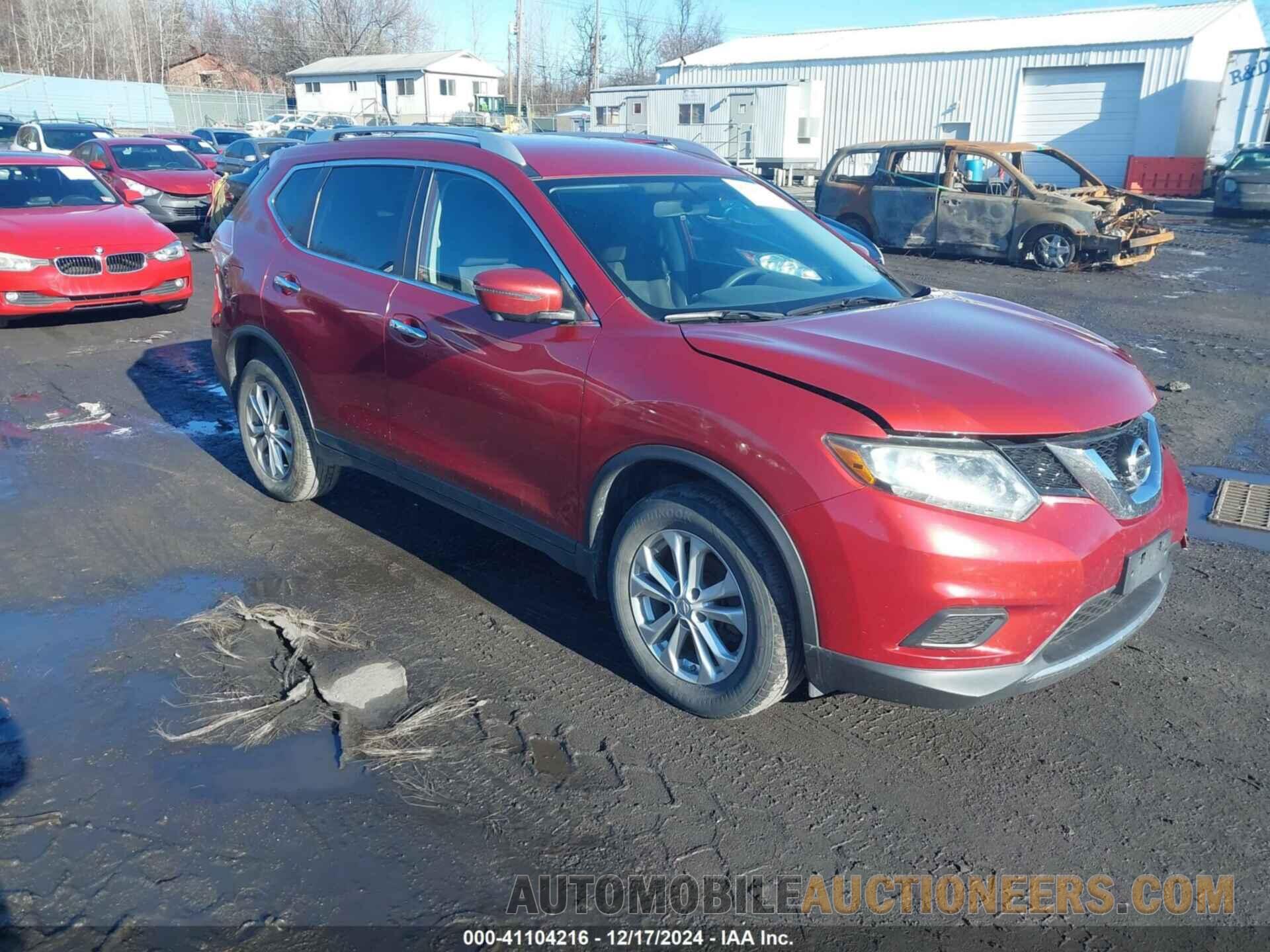 KNMAT2MV0GP601004 NISSAN ROGUE 2016