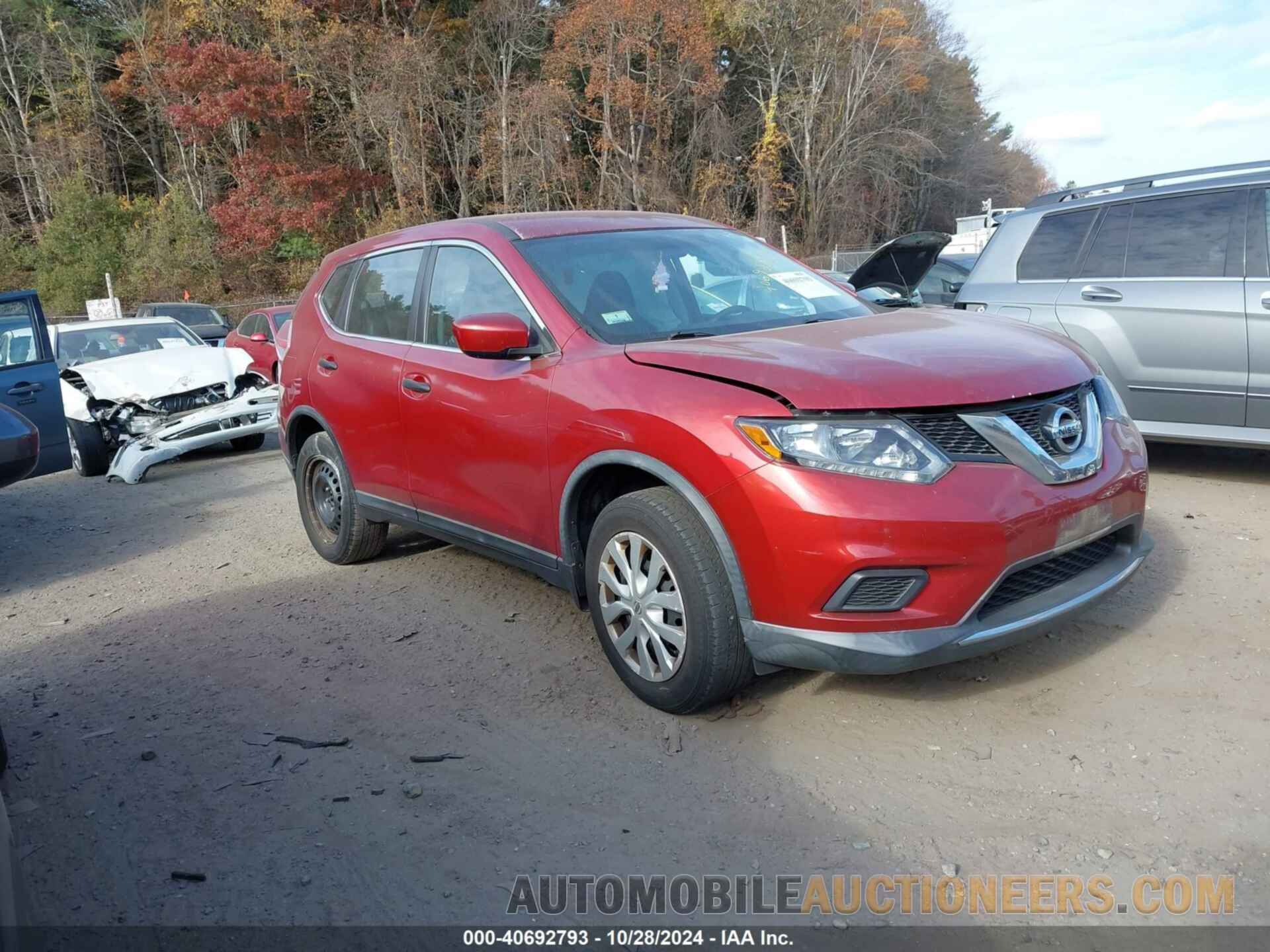 KNMAT2MV2GP734279 NISSAN ROGUE 2016