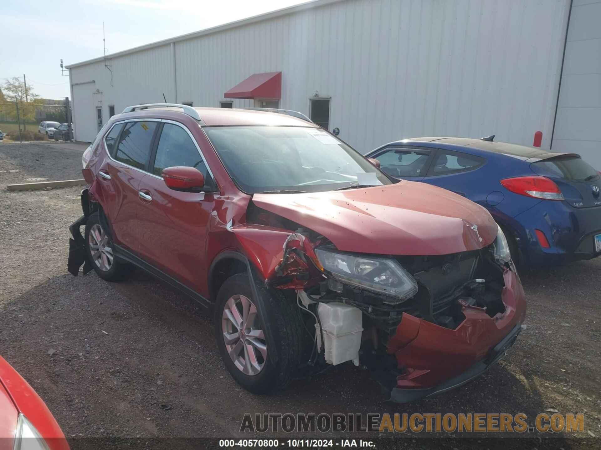 KNMAT2MV5GP636007 NISSAN ROGUE 2016