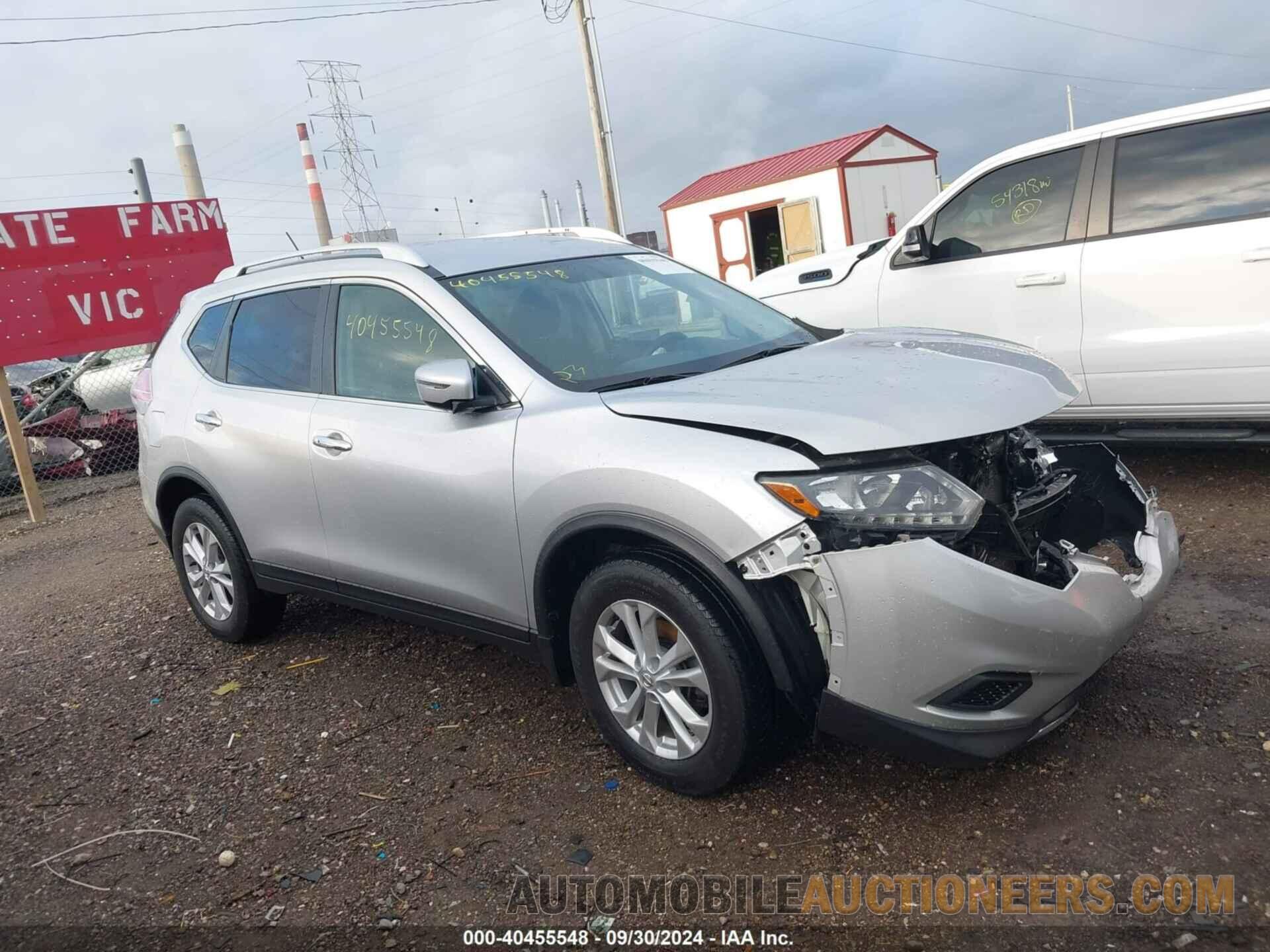 KNMAT2MV5GP675082 NISSAN ROGUE 2016