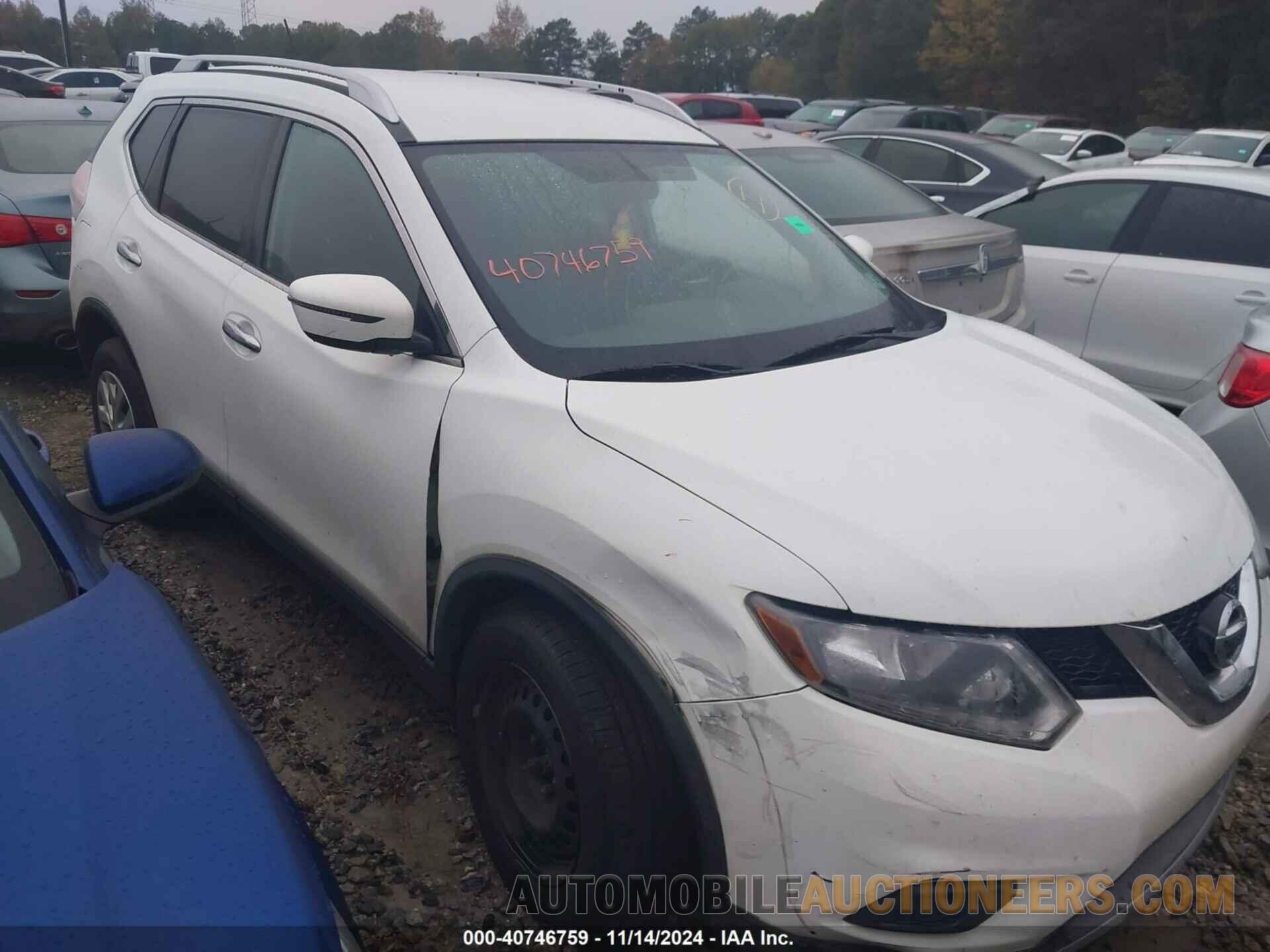 KNMAT2MV5GP730470 NISSAN ROGUE 2016