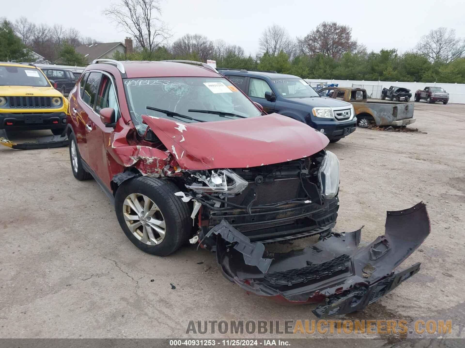 KNMAT2MV6FP519583 NISSAN ROGUE 2015