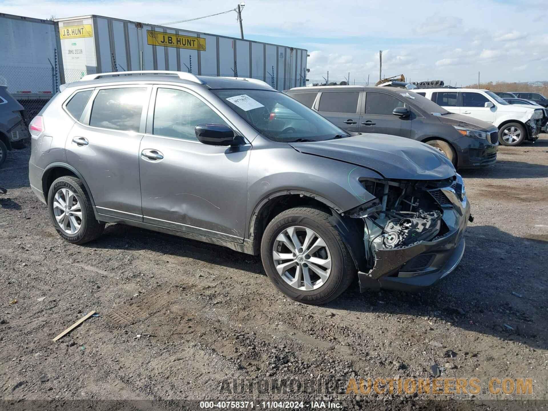 KNMAT2MV7GP605101 NISSAN ROGUE 2016