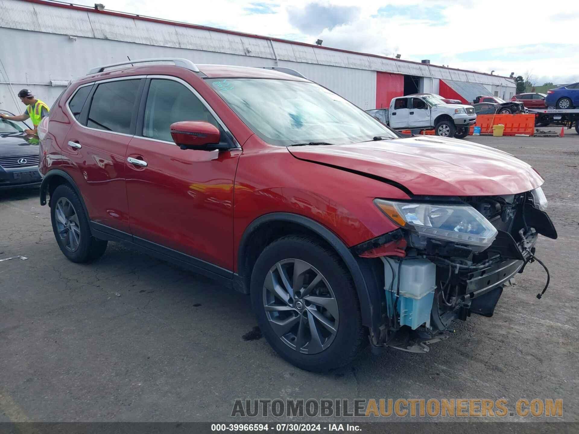 KNMAT2MV8GP684066 NISSAN ROGUE 2016