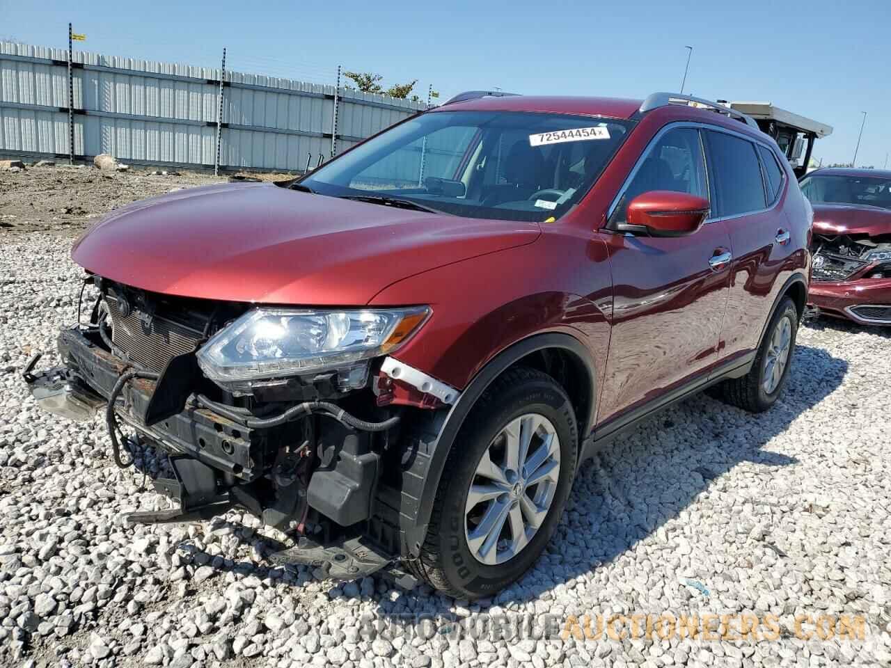 KNMAT2MV9GP598443 NISSAN ROGUE 2016