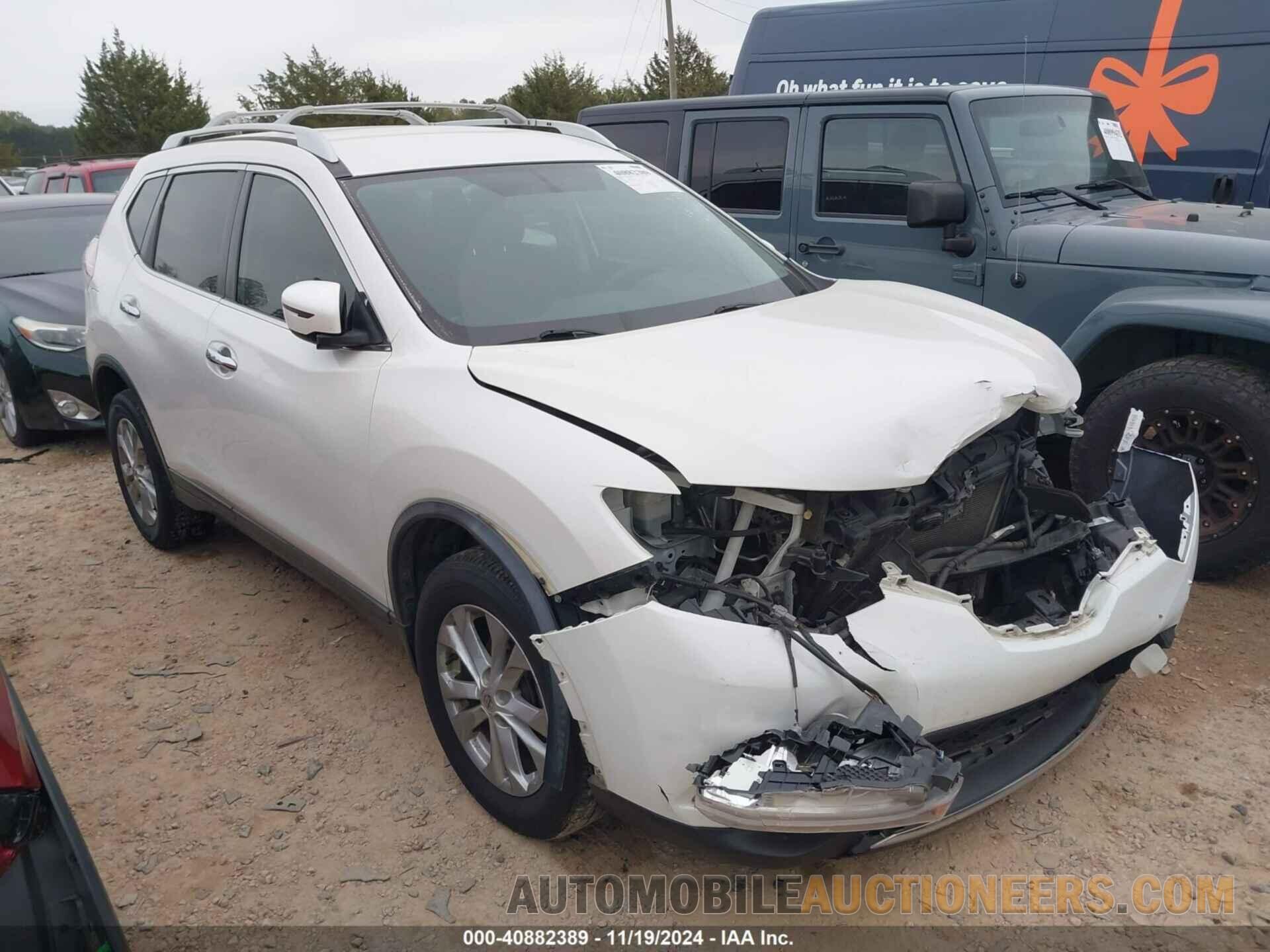 KNMAT2MV9GP665333 NISSAN ROGUE 2016