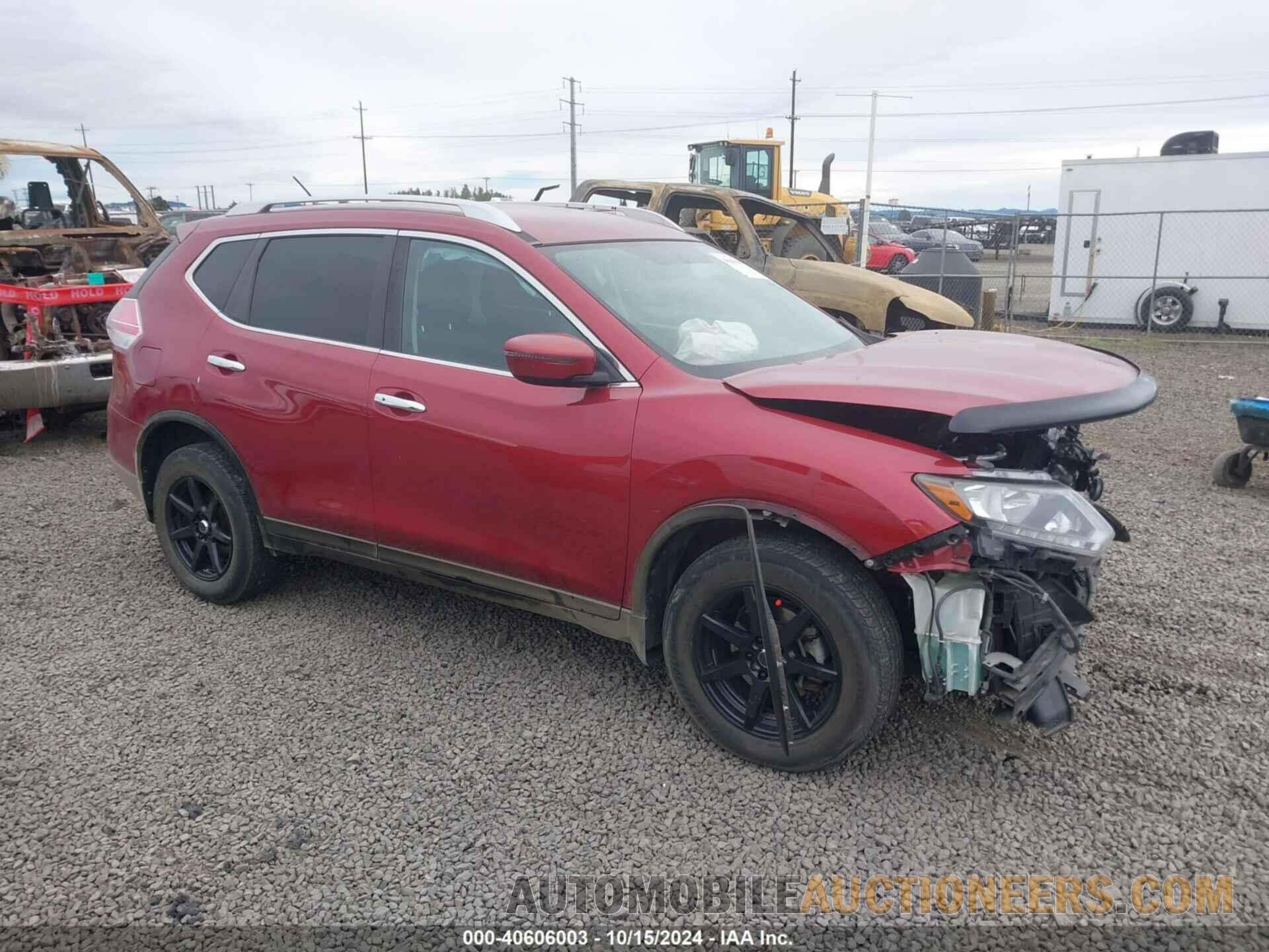 KNMAT2MV9GP674565 NISSAN ROGUE 2016