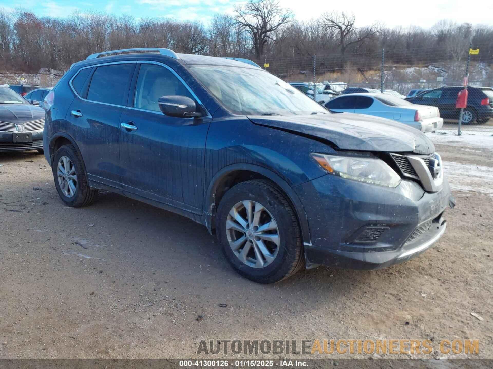 KNMAT2MVXFP530716 NISSAN ROGUE 2015