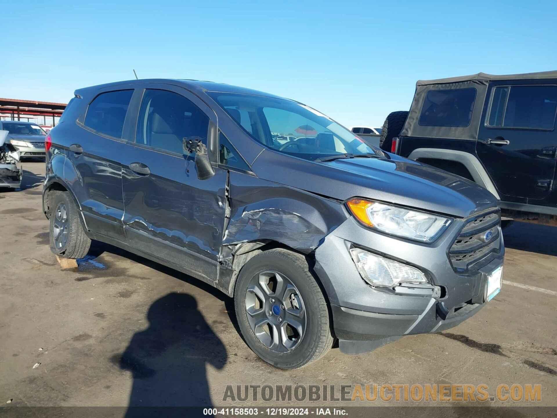 MAJ3S2FE1KC287166 FORD ECOSPORT 2019