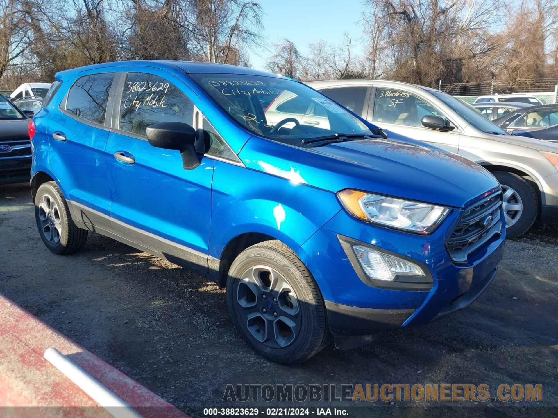 MAJ3S2FE2LC339535 FORD ECOSPORT 2020