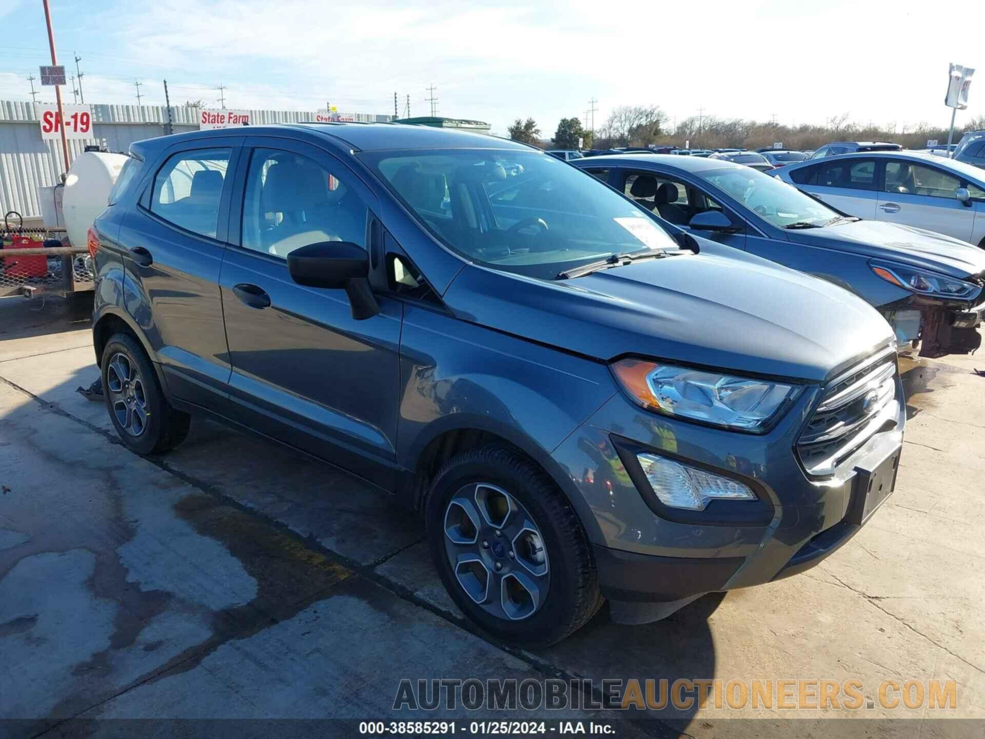 MAJ3S2FE3LC327006 FORD ECOSPORT 2020