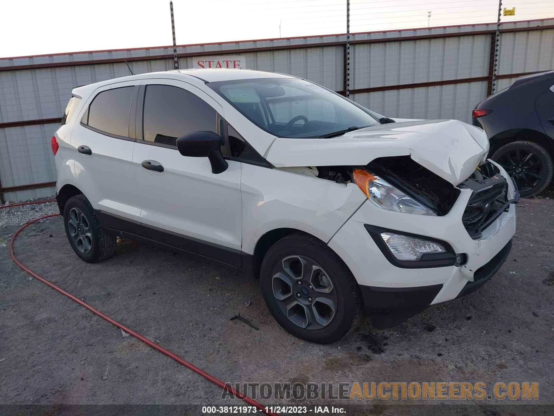 MAJ3S2FE3LC378411 FORD ECOSPORT 2020