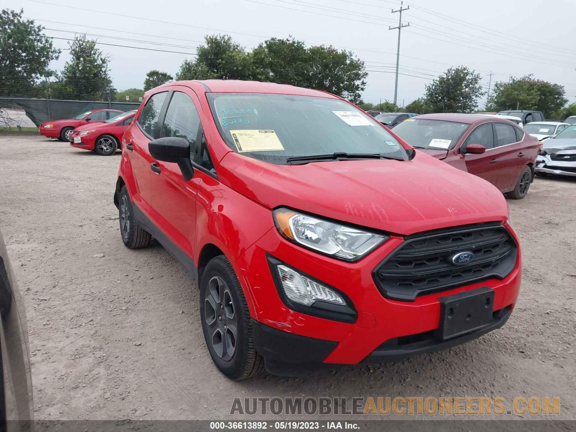 MAJ3S2FE4LC378207 FORD ECOSPORT 2020