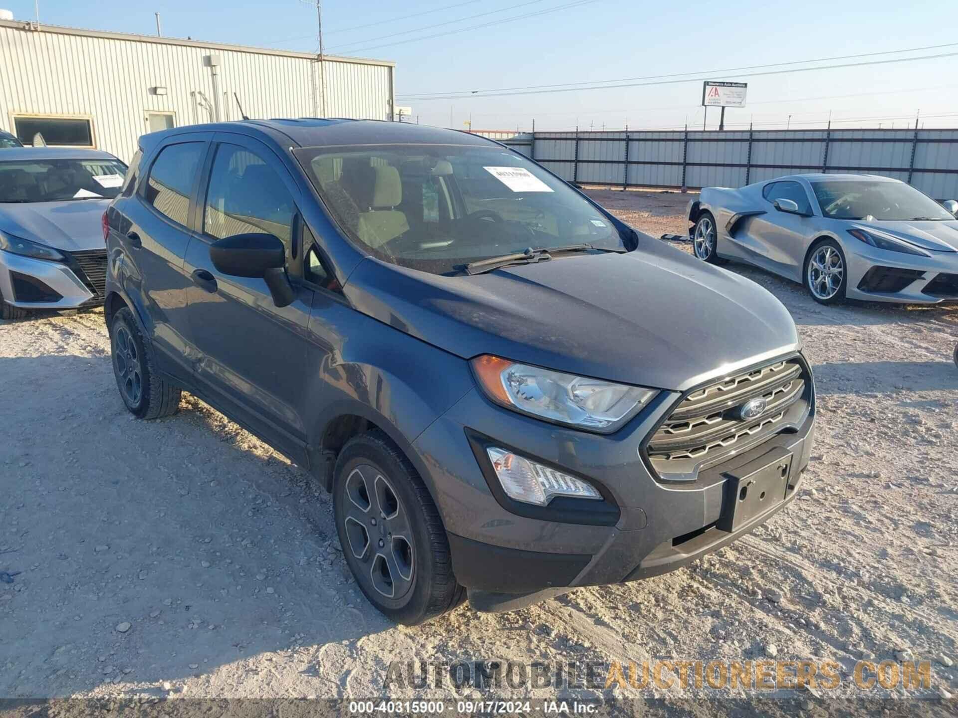 MAJ3S2FE6LC313116 FORD ECOSPORT 2020