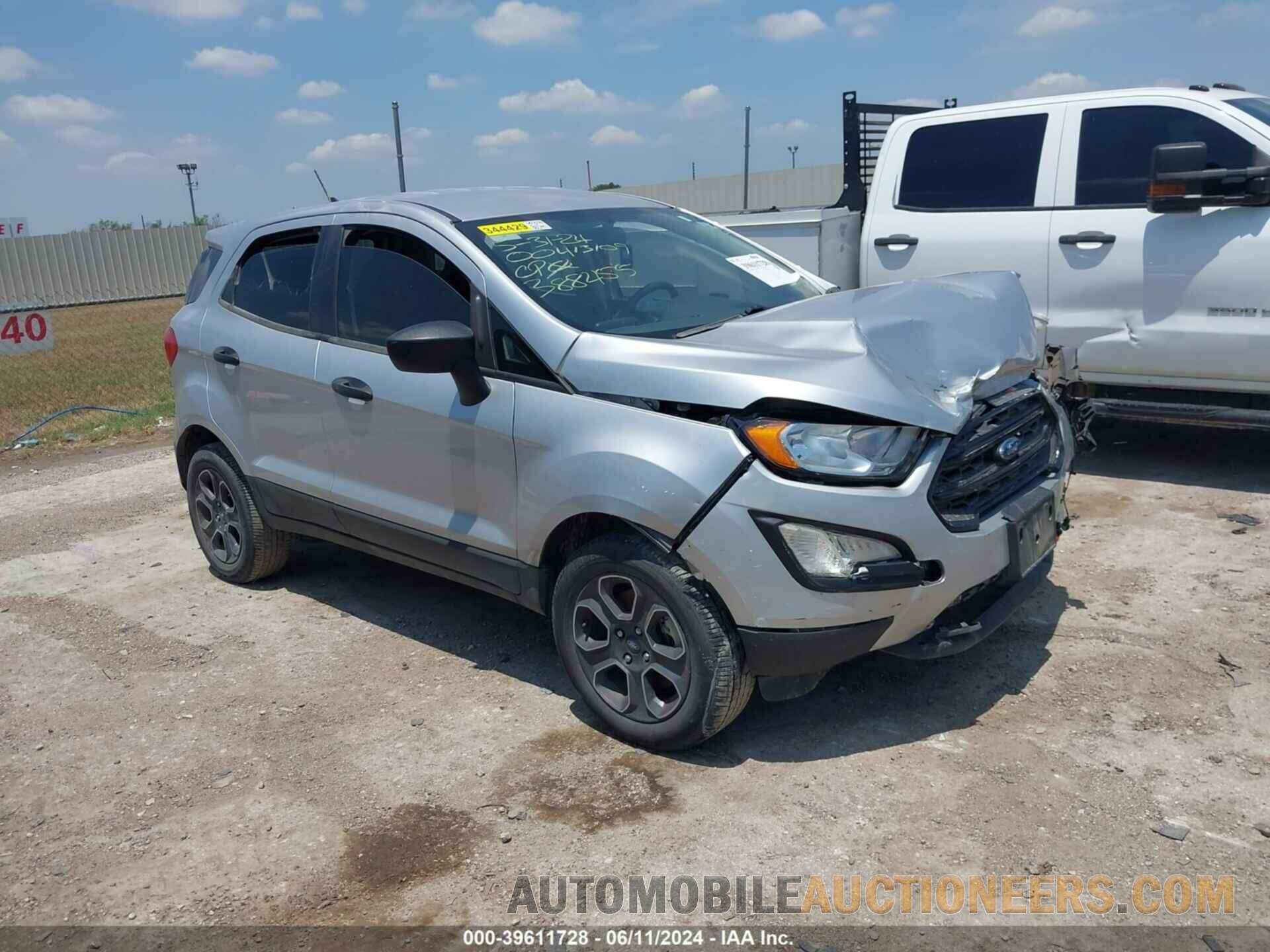 MAJ3S2FE7LC388455 FORD ECOSPORT 2020