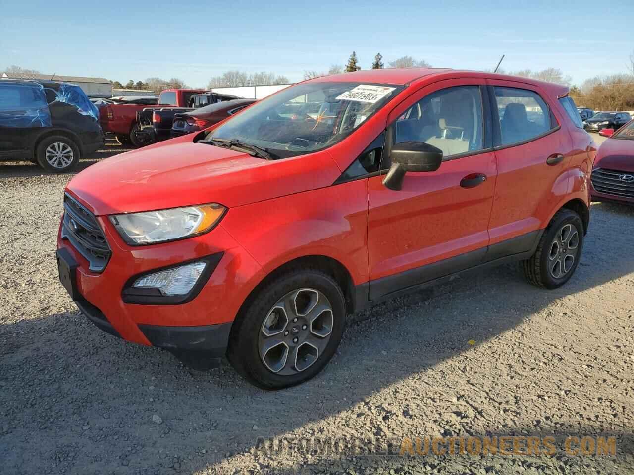 MAJ3S2FE8KC263737 FORD ECOSPORT 2019