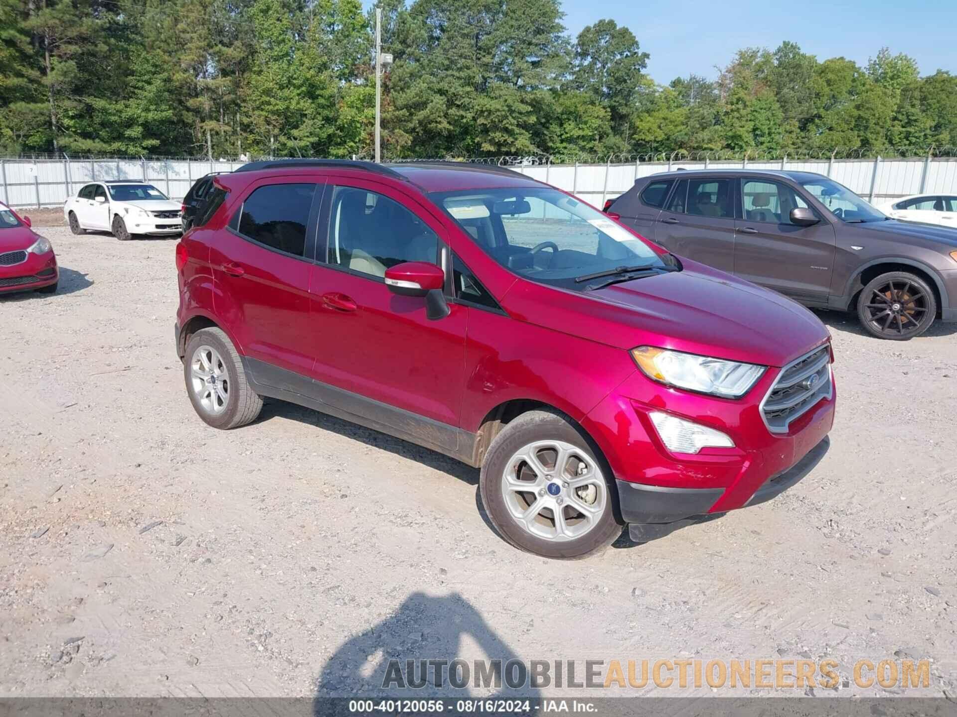 MAJ3S2GE0LC342089 FORD ECOSPORT 2020