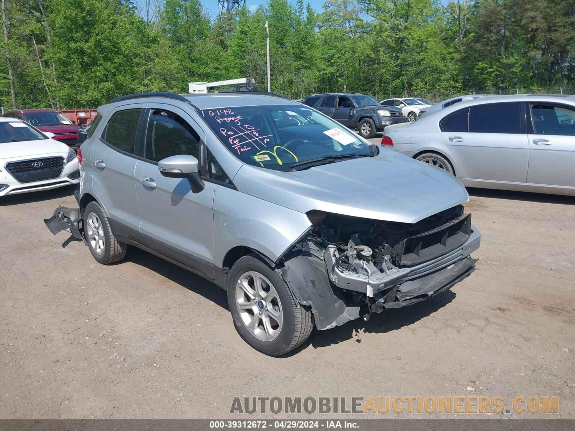 MAJ3S2GE0LC392149 FORD ECOSPORT 2020