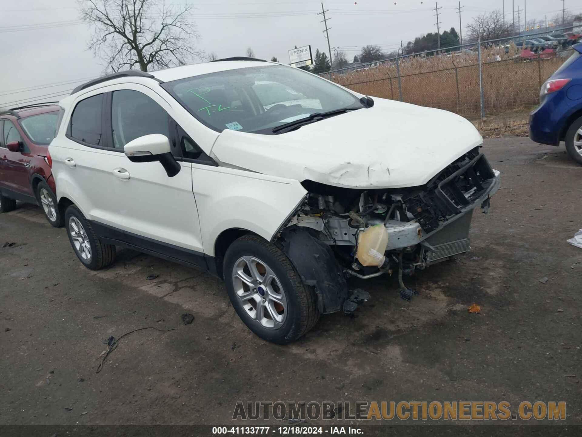 MAJ3S2GE1KC305566 FORD ECOSPORT 2019