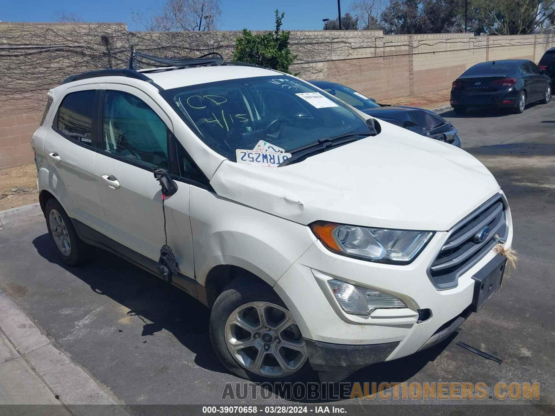 MAJ3S2GE1LC347804 FORD ECOSPORT 2020