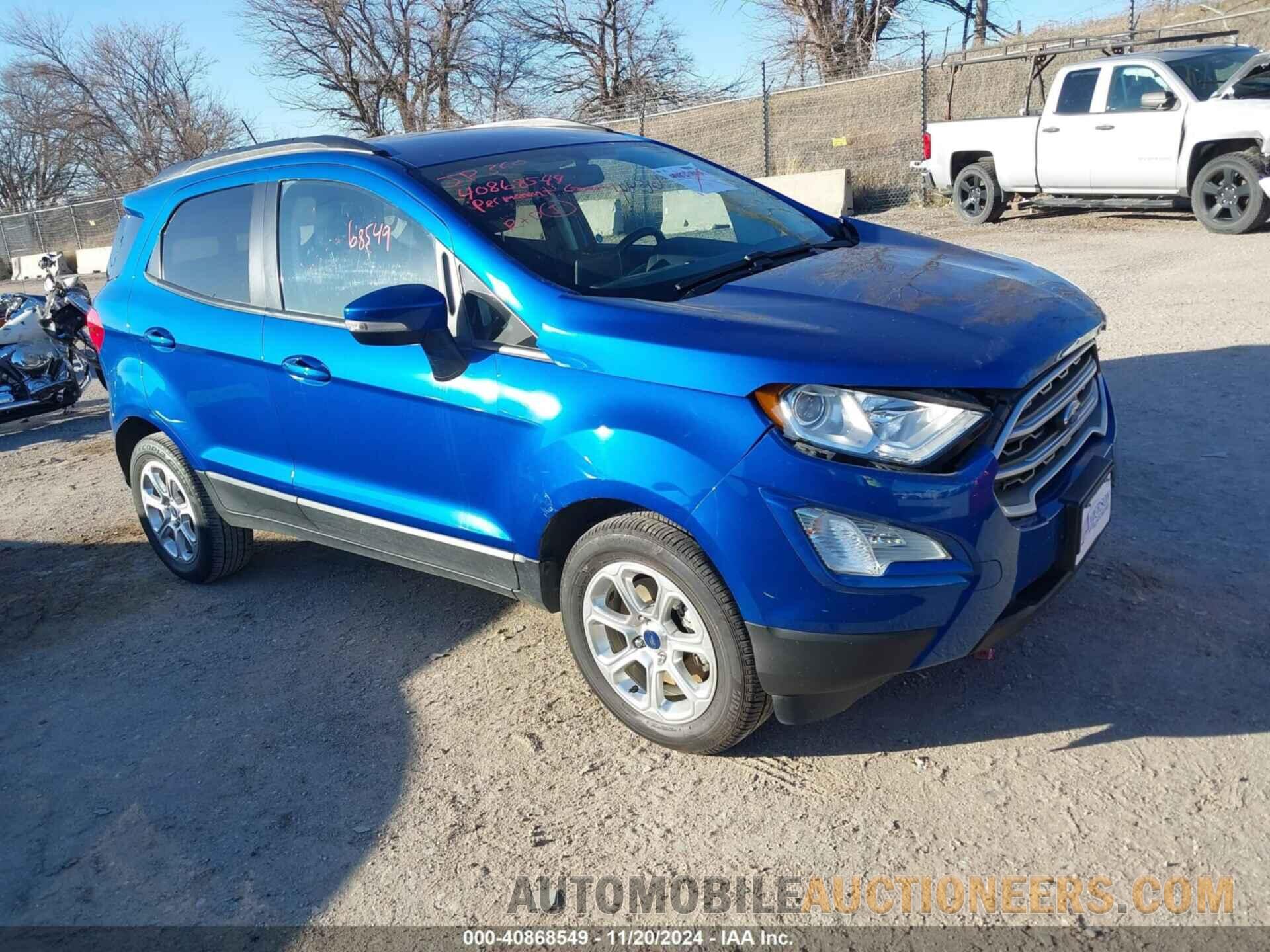 MAJ3S2GE1LC385601 FORD ECOSPORT 2020