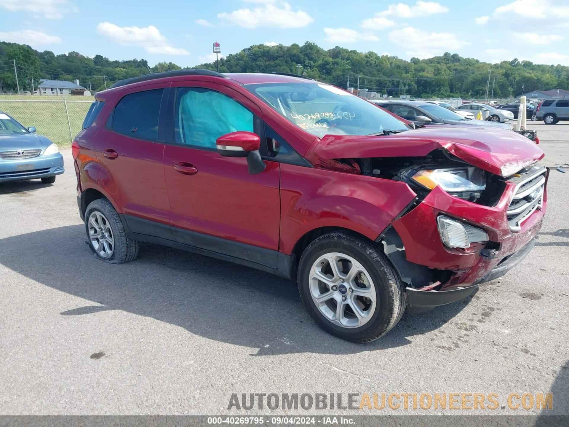 MAJ3S2GE1LC390538 FORD ECOSPORT 2020