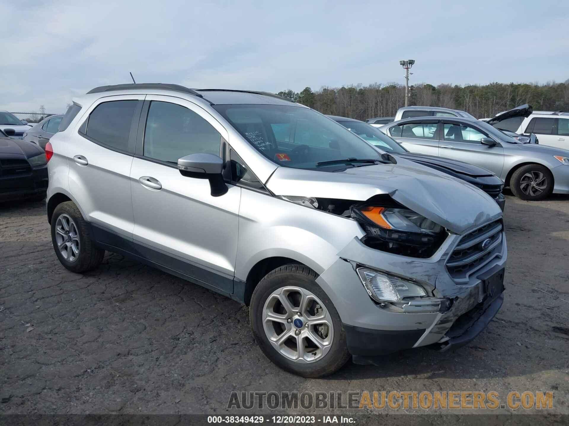 MAJ3S2GE1MC402303 FORD ECOSPORT 2021