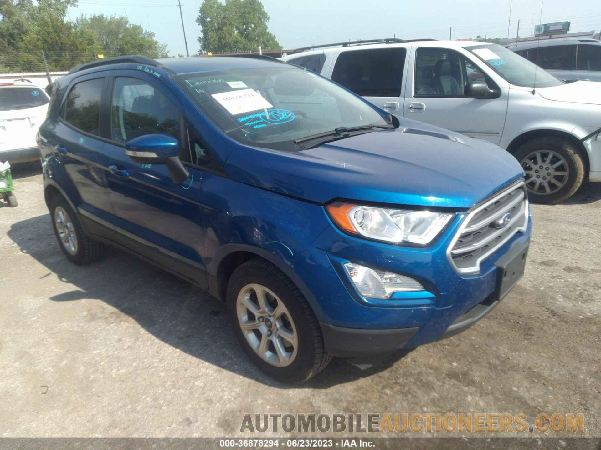 MAJ3S2GE2KC262887 FORD ECOSPORT 2019