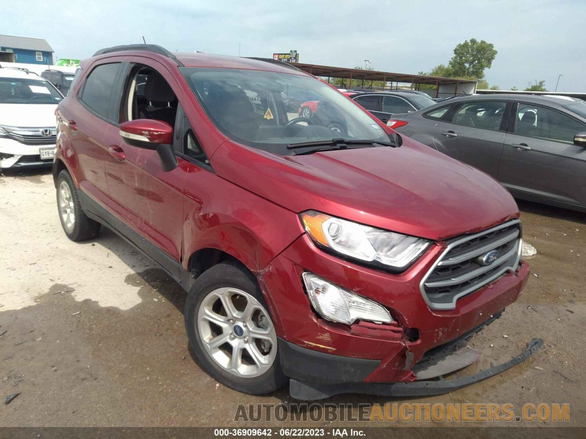 MAJ3S2GE3KC263174 FORD ECOSPORT 2019