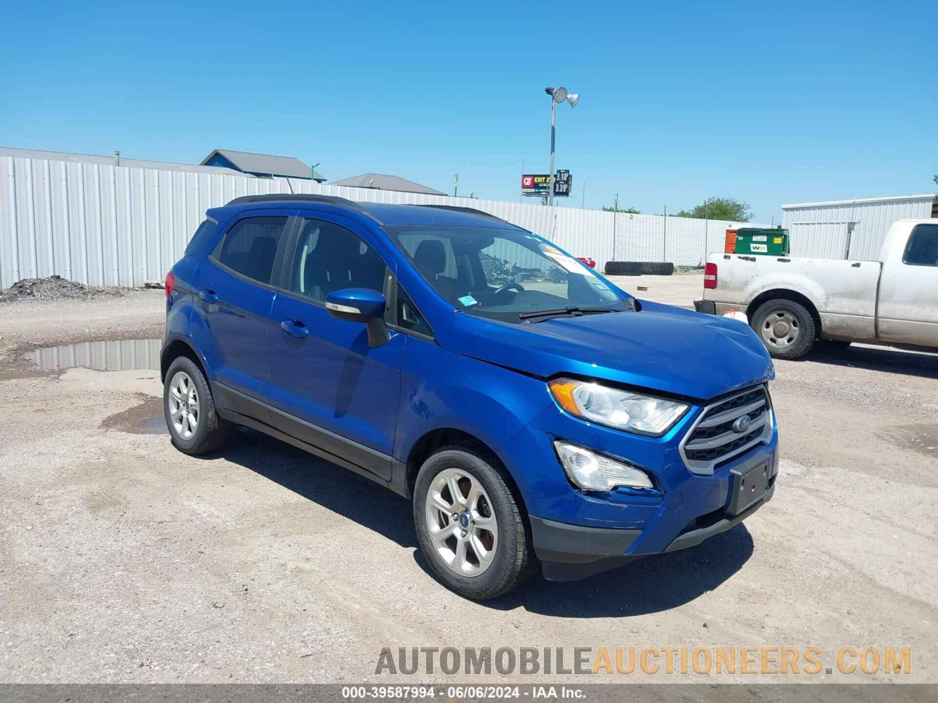 MAJ3S2GE3LC314206 FORD ECOSPORT 2020