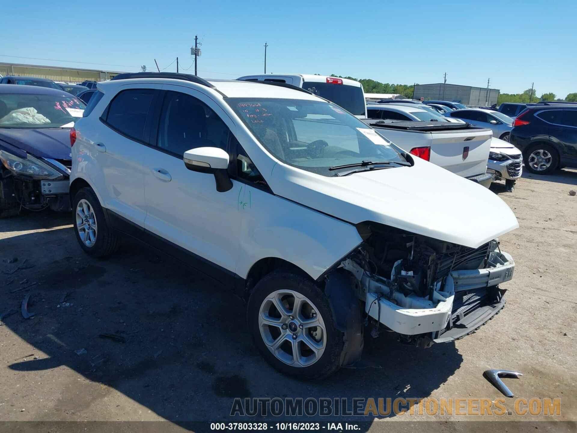 MAJ3S2GE4KC251471 FORD ECOSPORT 2019