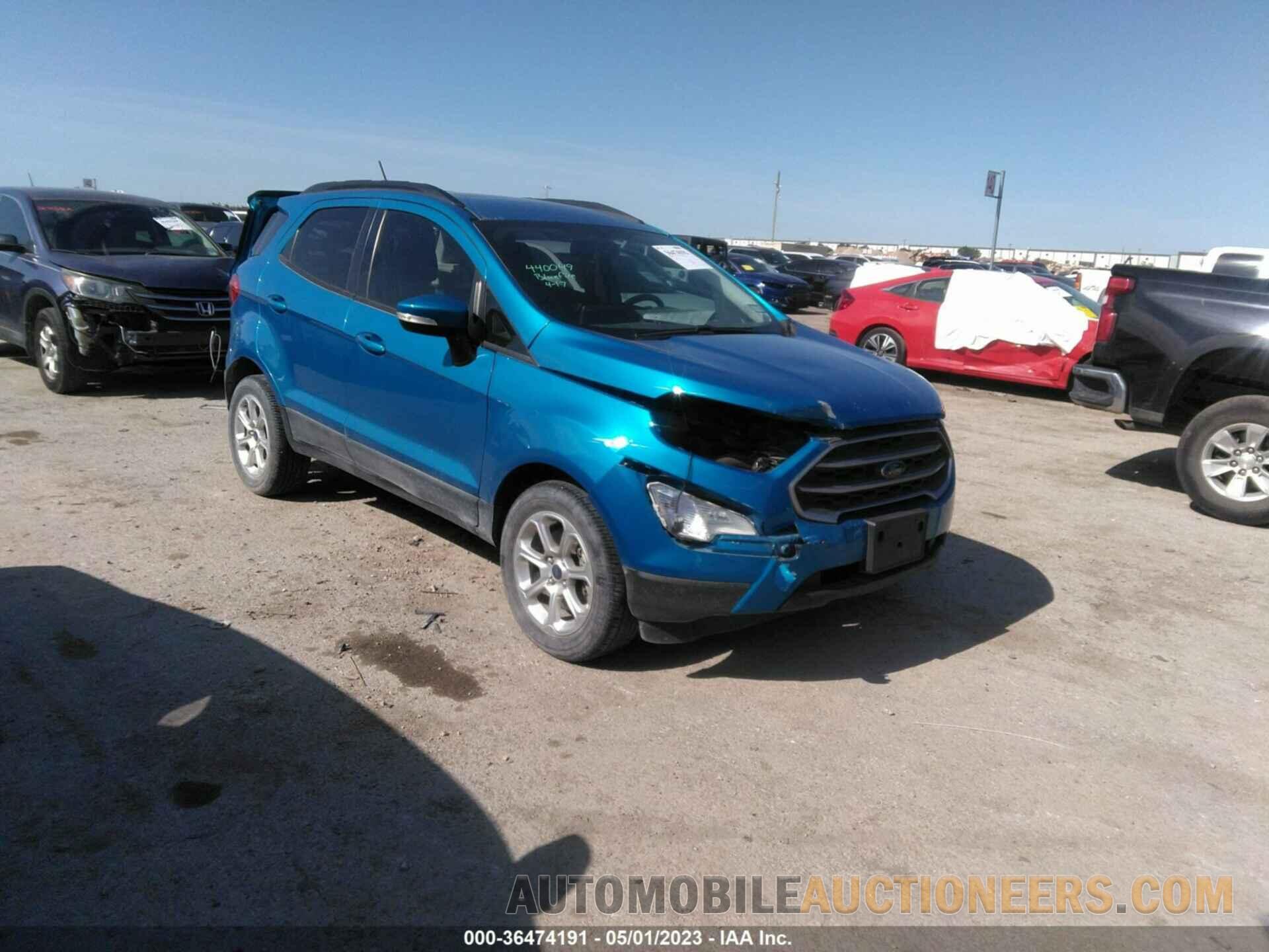 MAJ3S2GE5LC320007 FORD ECOSPORT 2020