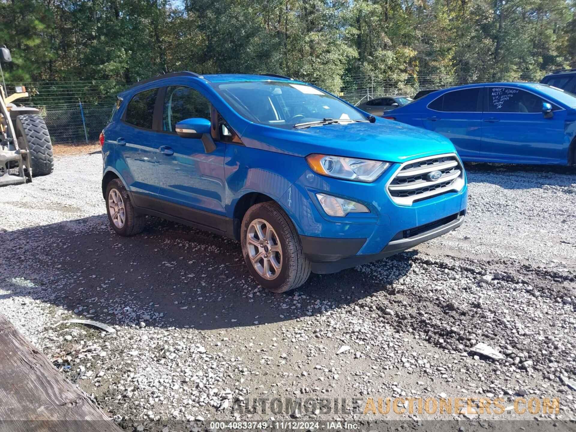 MAJ3S2GE5LC365190 FORD ECOSPORT 2020