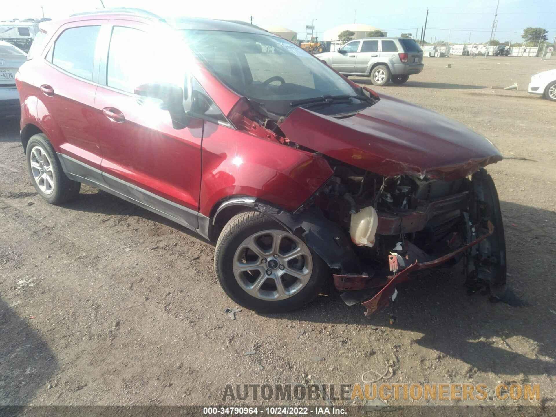 MAJ3S2GE5MC397493 FORD ECOSPORT 2021