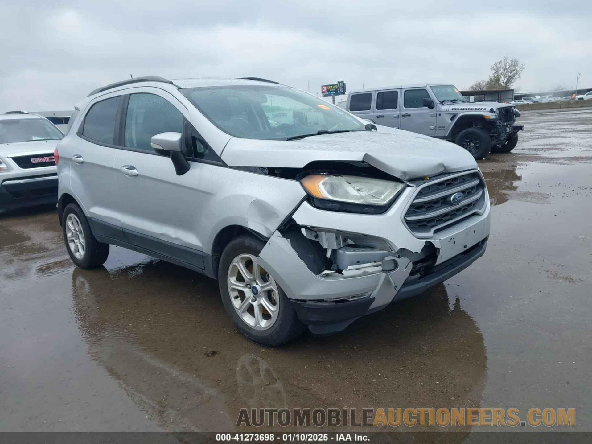 MAJ3S2GE6KC251391 FORD ECOSPORT 2019