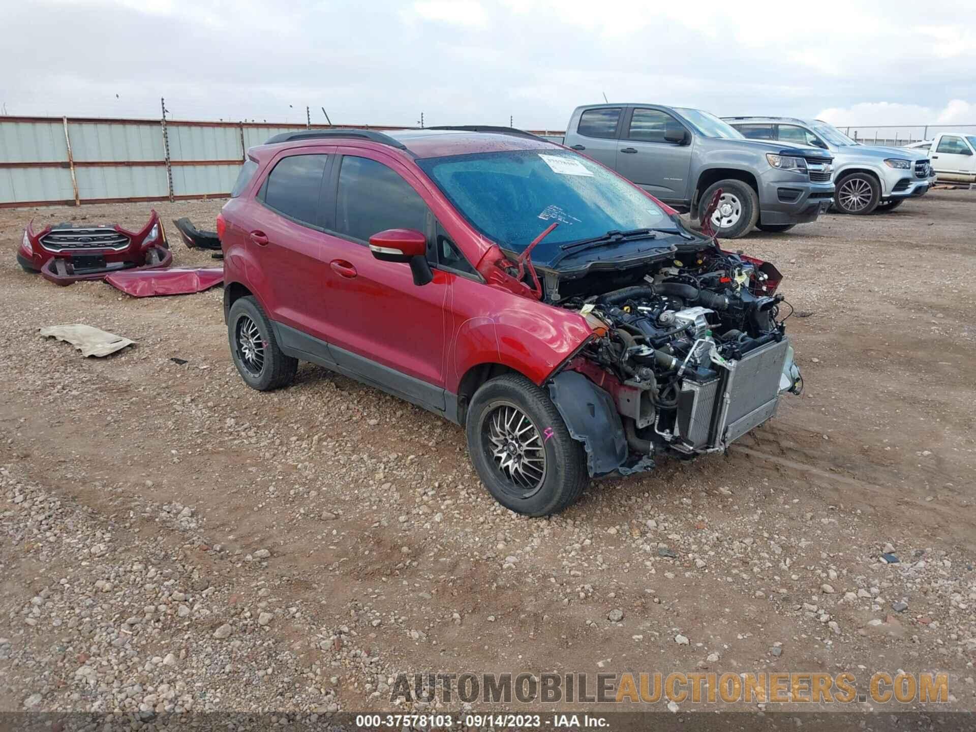 MAJ3S2GE6KC262830 FORD ECOSPORT 2019